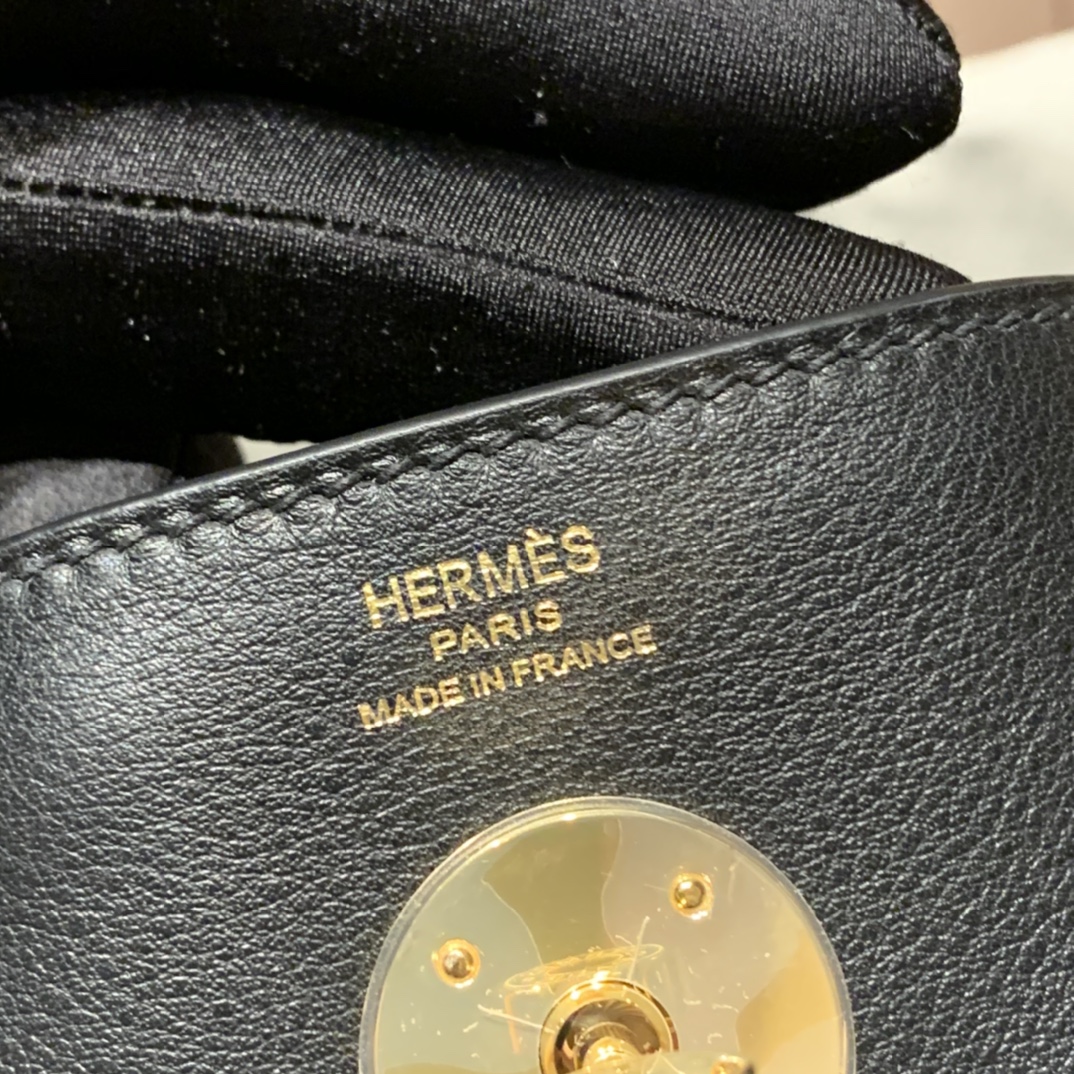 에르메스 린디백26 블랙 금장 스위프트